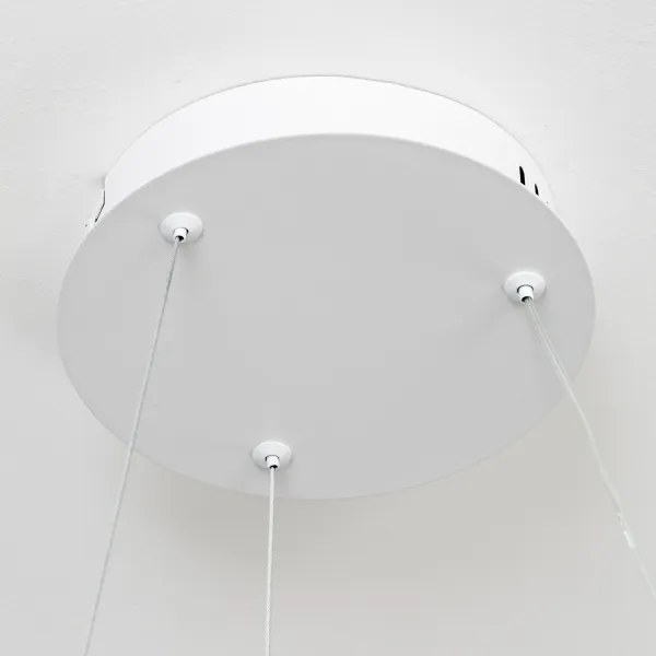 Brilagi - Lampada a sospensione LED dimmerabile con cavo FALCON II LED/67W/230V Ø 40 cm bianco + telecomando