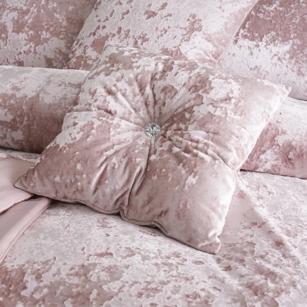 Cuscino decorativo 45x45 cm Crushed Velvet Diamante - Catherine Lansfield