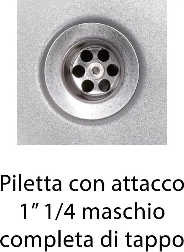 Fontana a Parete da Giardino con Rubinetto Belfer 42/PRX Antracite...