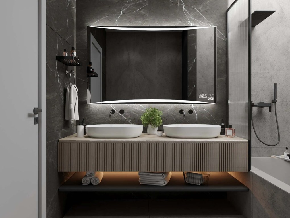 Specchio con illuminazione LED  M16