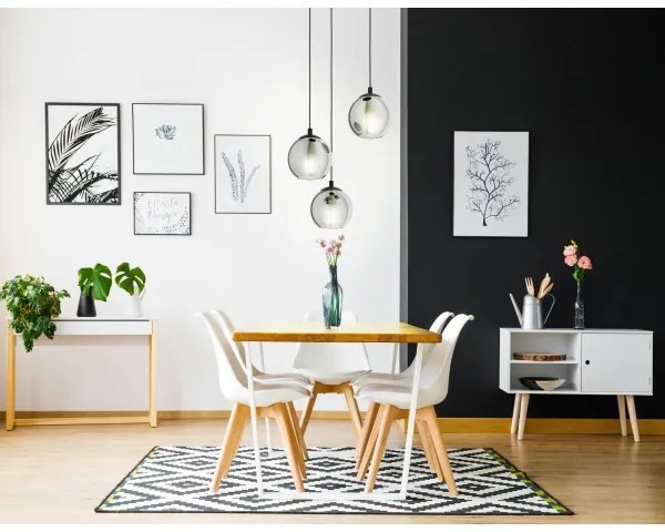 Eglo 98653 - Lampadario a sospensione con filo ARISCANI 3xE27/40W/230V