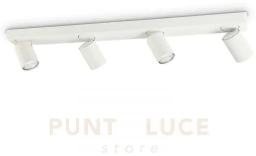 Lampada da soffitto rudy pl4 bianco