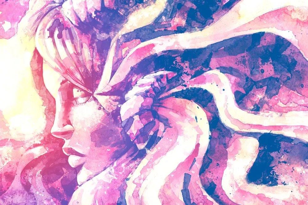 Stampa su tela – Donna in versione fantasy