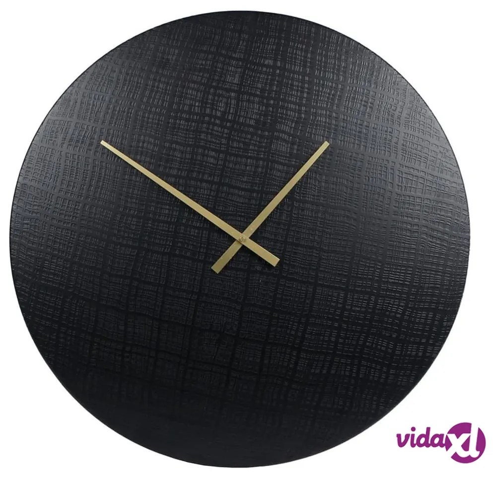 Gifts Amsterdam Orologio da Parete Zurich in Metallo Nero 55 cm