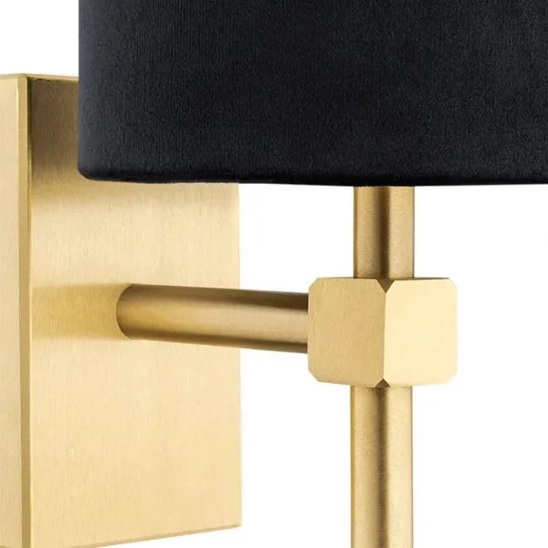 Argon 8035 - Applique ABRUZZO 1xE14/7W/230V ottone/nero