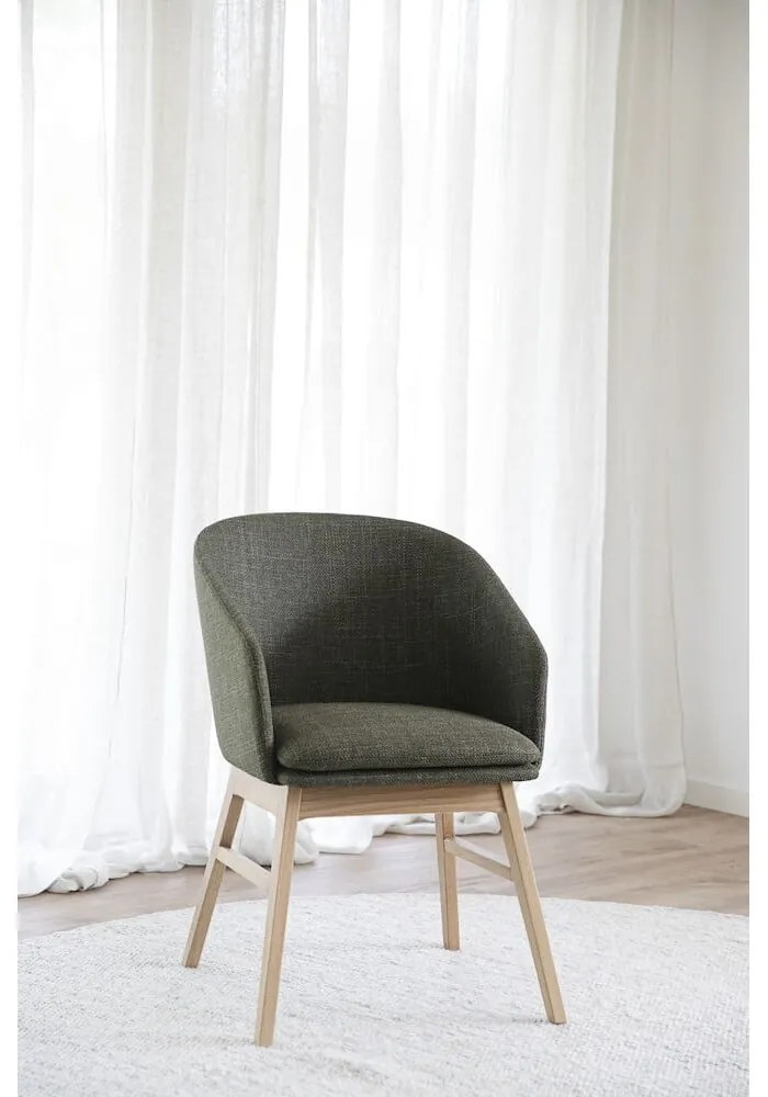 Set di sedie da pranzo verde in imbottito 2 pz Windham – Rowico