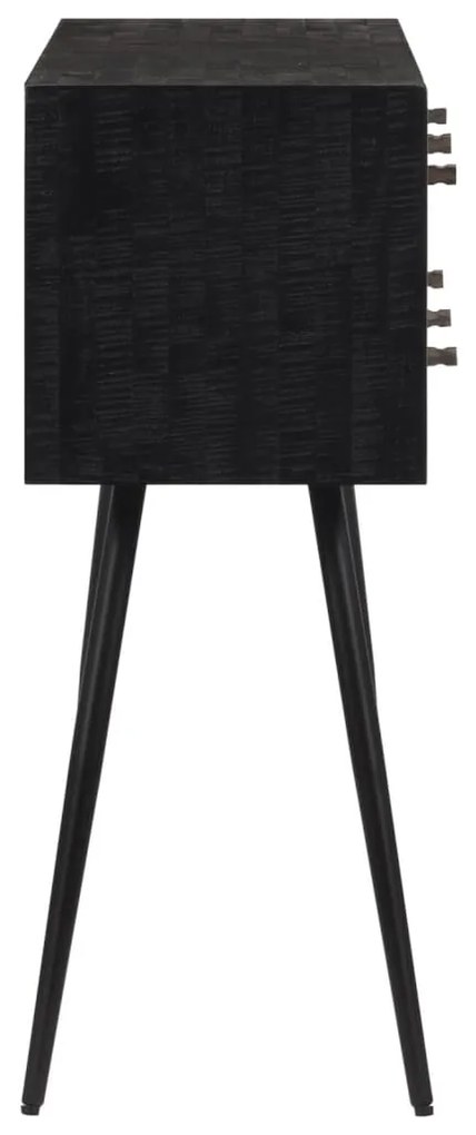 Tavolo consolle con cassetti 116x30x76cm teak massello recupero