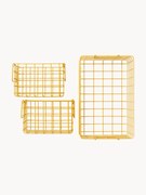 Set di 3 cestini in metallo The Baskets