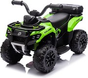 Quad Elettrico per Bambini Safari 6V con Bauletto Posteriore Verde...