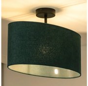 Duolla - Lampadario a plafone OVAL 1xE27/15W/230V verde