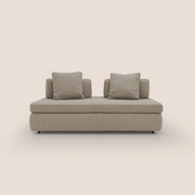 Gransasso Divano letto matrimoniale dal DESIGN innovativo in tessuto impermeabile T03 marrone