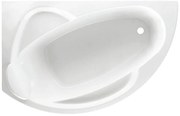 Vasca idromassaggio angolare SAMOA bianco 150 x 85 cm 0 bocchette
