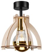 Lampadario a plafone LANDO 1xE27/15W/230V faggio