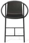 Sgabello da bar in plastica nera 90 cm Ringo - Umbra