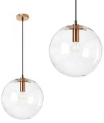 Lampada da soffitto pensile di vetro Lassi 30 cm Rose Gold