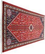 Abadeh Tappeto 200 x 80 (Iran) Annodato A Mano