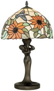 Lampada da Tavolo Lume I DAFNE LG1 in Vetro Tiffany 60W