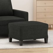 Poggiapiedi Nero 60x50x41 Cm İn Tessuto /