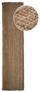 Passatoia di colore naturale in iuta tessuta a mano 60x300 cm Jute Boucle – Flair Rugs