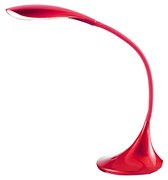 Lampada Da Tavolo Moderna Nunki Silicone E Materie Plastiche Rosso Lucido Led