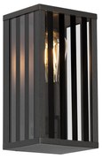 Lampada da parete esterna moderna nera 26 cm IP44 - Dijon
