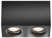 Maytoni C013CL-02B - Faretto SLIM 2xGU10/50W/230V nero