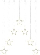 Tenda luminosa natalizia LED 70xLED/3,6W 567x125 cm bianco caldo