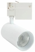 Faro LED 30W, Trifase, 60°, 120lm/W, CRI92, no Flickering - BRIDGELUX LED Colore  Bianco Caldo 2.700K