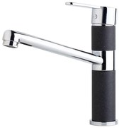 ALVEUS 1119875 - Rubinetto per lavello ZENIT 20,2 cm granito/nero