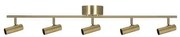 Hubble 5 Plafoniera Long Brushed Brass - Globen Lighting