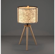 Eglo 390325 - Lampada da tavolo HONTONGAS 1xE27/25W/230V beige