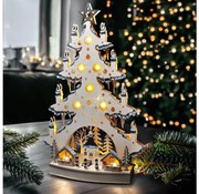 Solight 1v282 - Decorazione natalizia LED LED/2xAA/bianco caldo albero