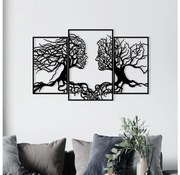 Decorazione da muro 116x71 cm Albero della Vita metallo