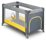 Lionelo - Culla da viaggio STEFI grigio/giallo