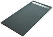 Piatto doccia SENSEA in resina Neo Metal Grid grigio L 70 x L 160 x H 3.5 cm opaco effetto pietra