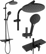 Set Doccia da incasso REA SANTOS Black