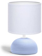 Aigostar - Lampada da tavolo 1xE14/40W/230V blu/bianco