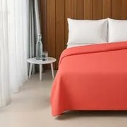 Trapuntino singolo corallo microfibra