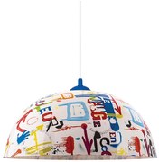 Prezent 74200 - Lampadario su filo per bambino GRAFFITI 1xE27/60W/230V