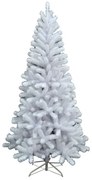 Albero di Natale artificiale innevato Alaska bianco H 180 cm