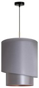 Duolla - Lampadario a sospensione con filo PARIGI 1xE27/15W/230V diametro 40 cm argento/oro
