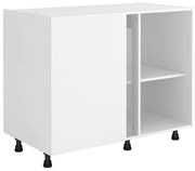 Mobile d'angolo DELINIA ID L 106 x H 76.8 x Sp 58 cm bianco