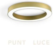 Globus plafoniera a led 3000+4000k 3410lm 40w cct d.60cm oro dimmer...