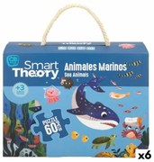 Puzzle per Bambini Colorbaby Sea Animals 60 Pezzi 60 x 44 cm (6 Unità)