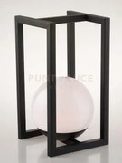 Lampada ricaricabile led climax nera 2w 140lm 4000k ip54 16x16x30,4cm