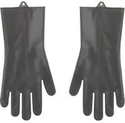 Guanti in silicone con setole