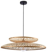 Lampadario a sospensione con filo BALI 1xE27/20W/230V diametro 60 cm bambù