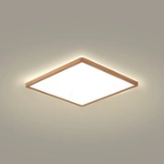 Brilagi - Plafoniera LED per bagno Ultra Slim, 18W/230V, 30x30 cm, oro rosa, IP54