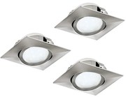 Eglo 95846- SET 3pz Lampada LED da incasso PINEDA 1xLED/4,9W/230V