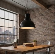 Lampadario LED a sospensione INDUSTRY 1xE27/60W/230V nero